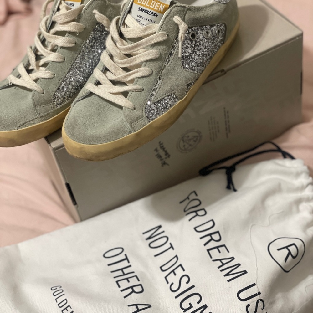 Golden goose Super_star gray and silver zize 38 - Picture 2 of 2